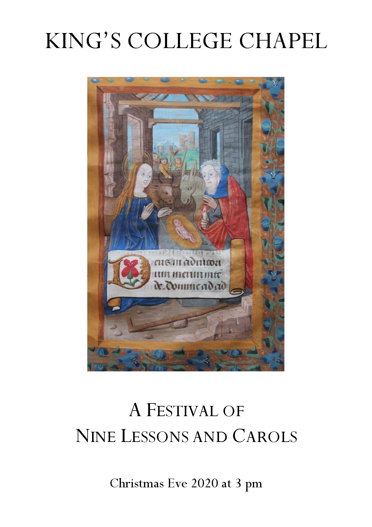 Nine-lessons-and-carols-oos - Download Choir Script PDF