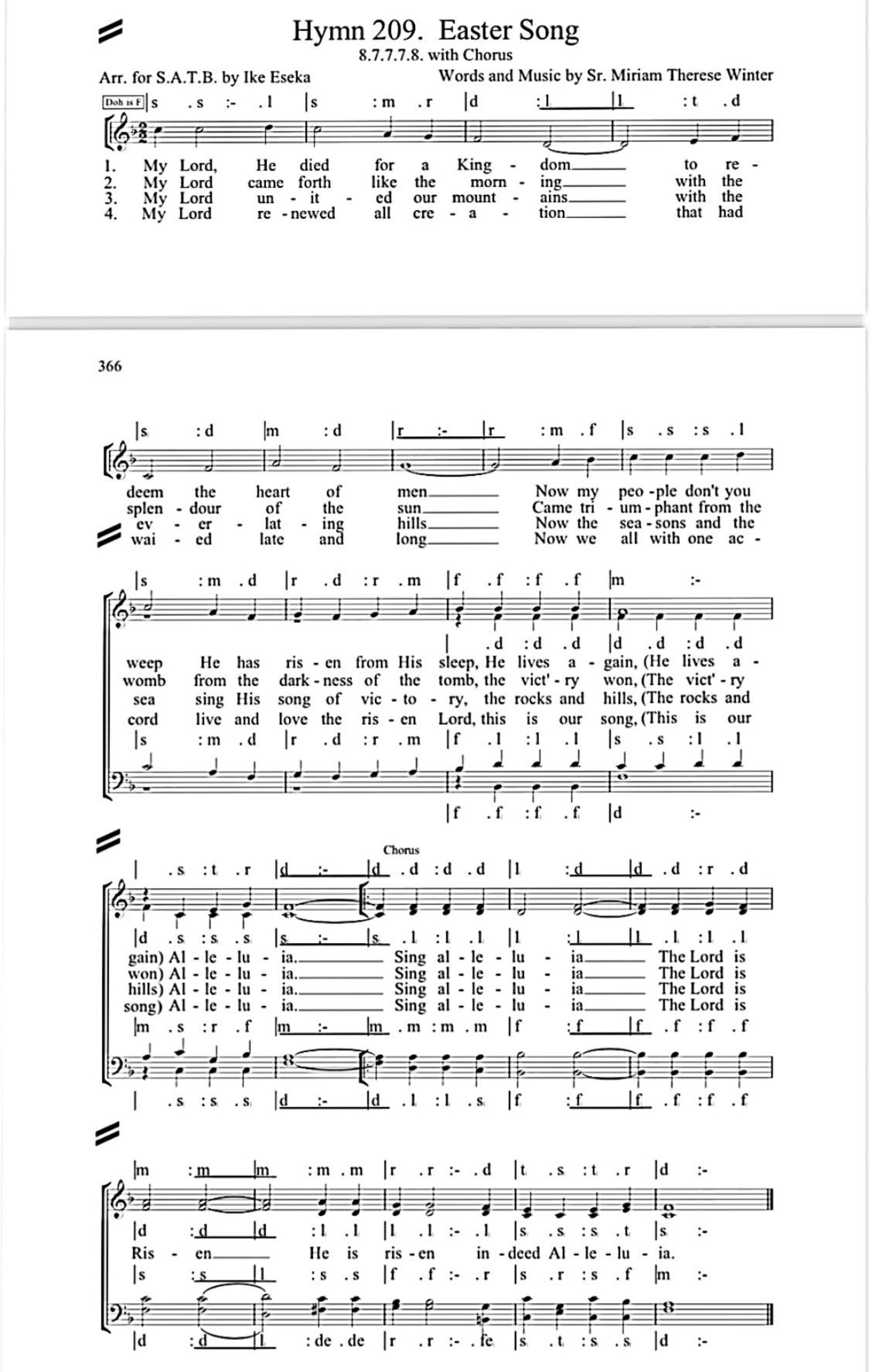 My God He Died For The Kingdom - Download Choir Script PDF