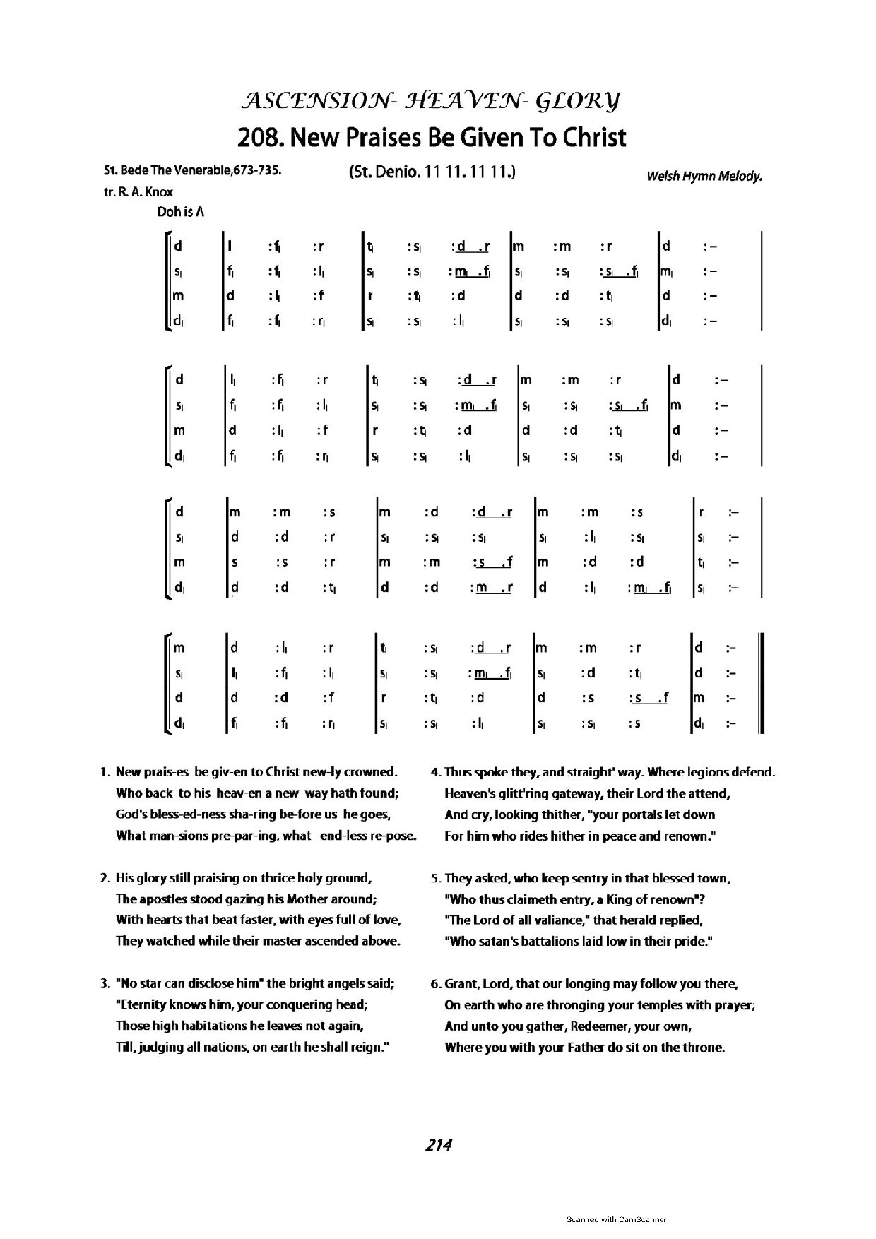 New Praises Be Given - Download Choir Script PDF