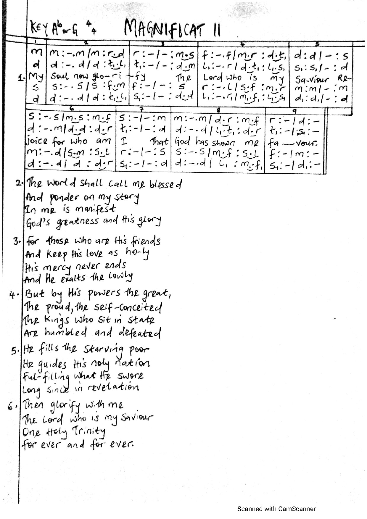 Magnificat Ii - Download Choir Script PDF
