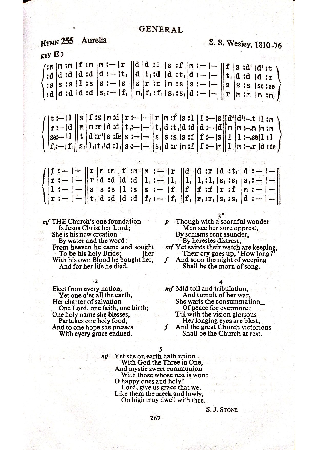 The Church’s One Foundation - Download Choir Script PDF