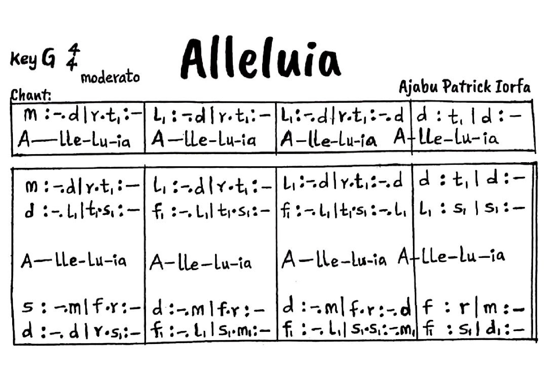 Alleluia