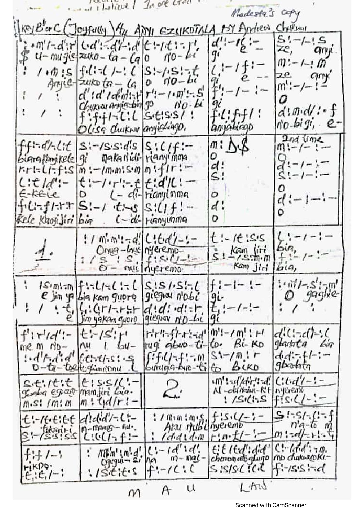 Umugiezukotala 211002 - Download Choir Script PDF