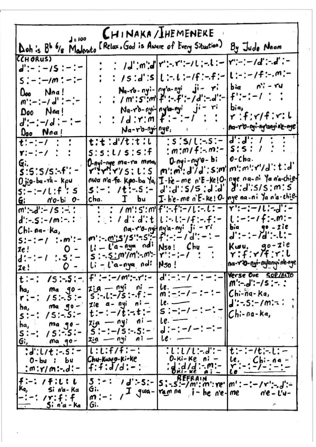 CHINAKA / IHEMENEKE