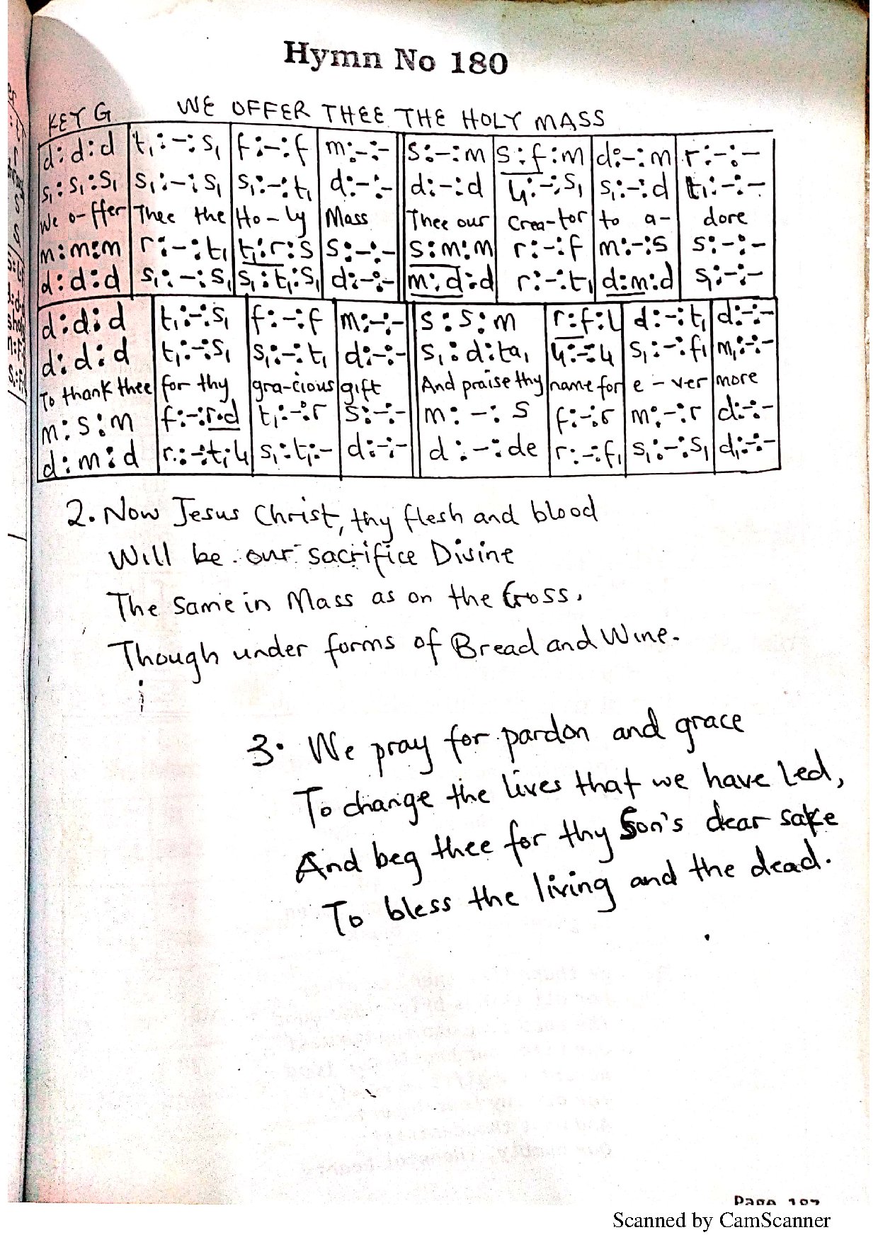 We Offer Thee The Holy Mass - Download Choir Script PDF