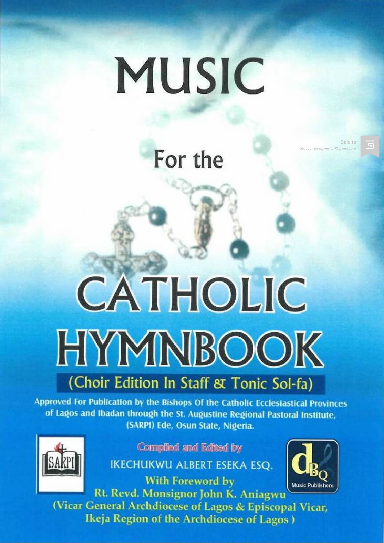 Catholic Hymn Book- Hymns - Download Choir Script PDF