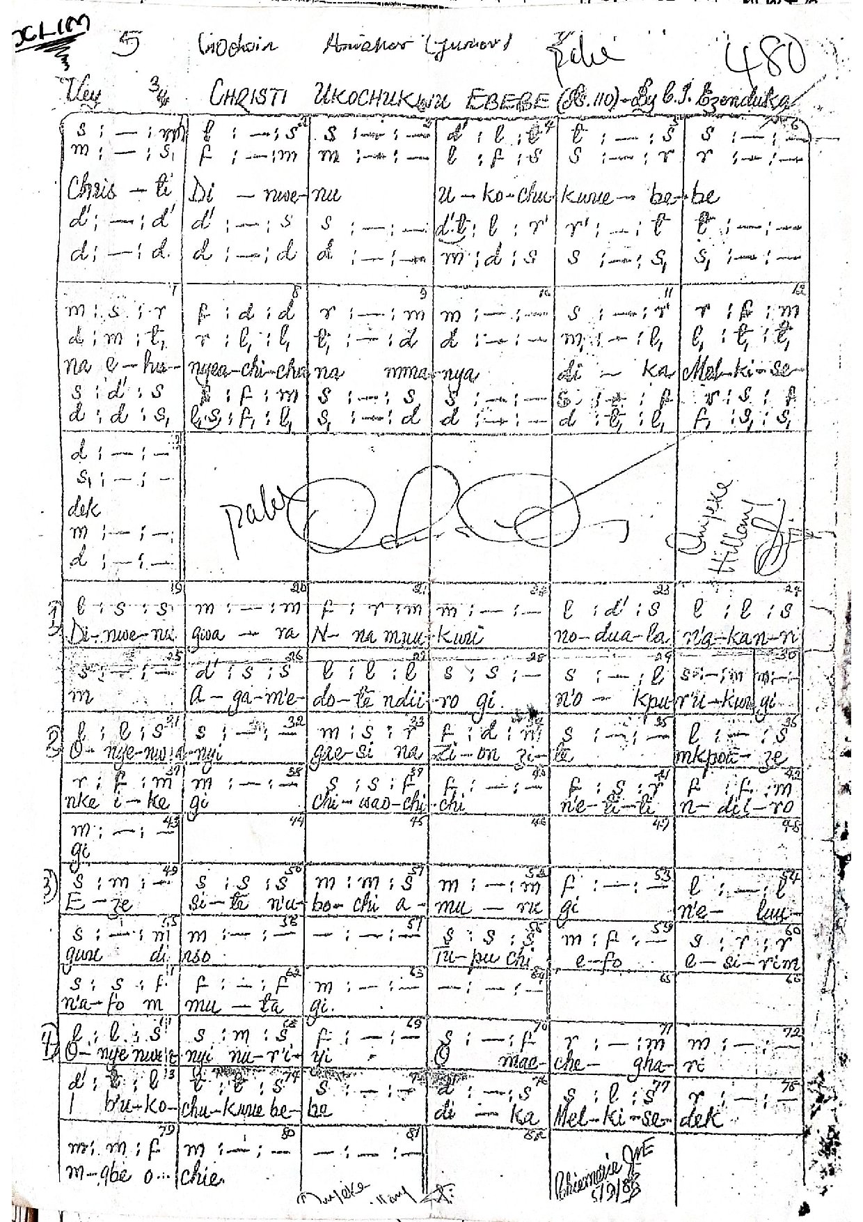 Christi Ukochukwu Ebebe - Download Choir Script PDF