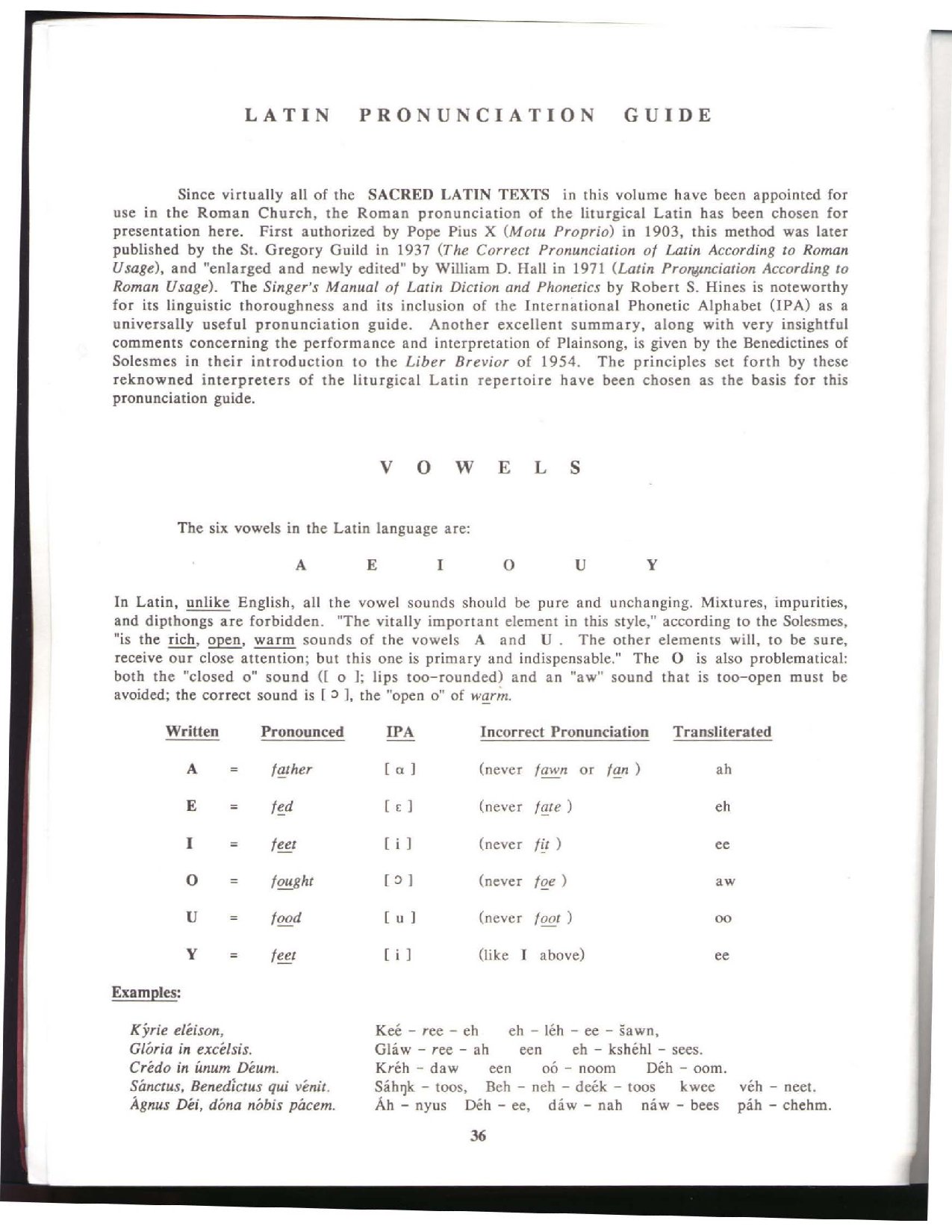 Latinpronunciation - Download Choir Script PDF