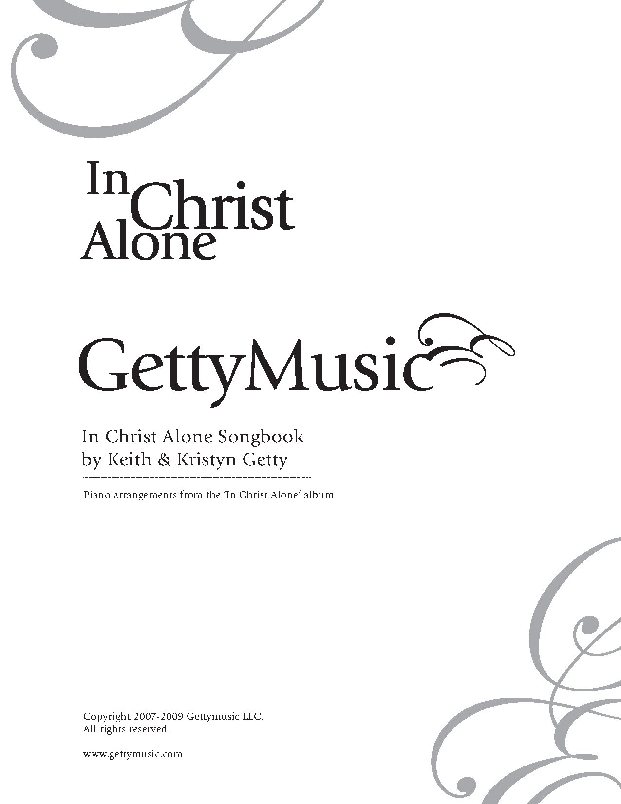 In Christ Alone Album Music - Download Choir Script PDF