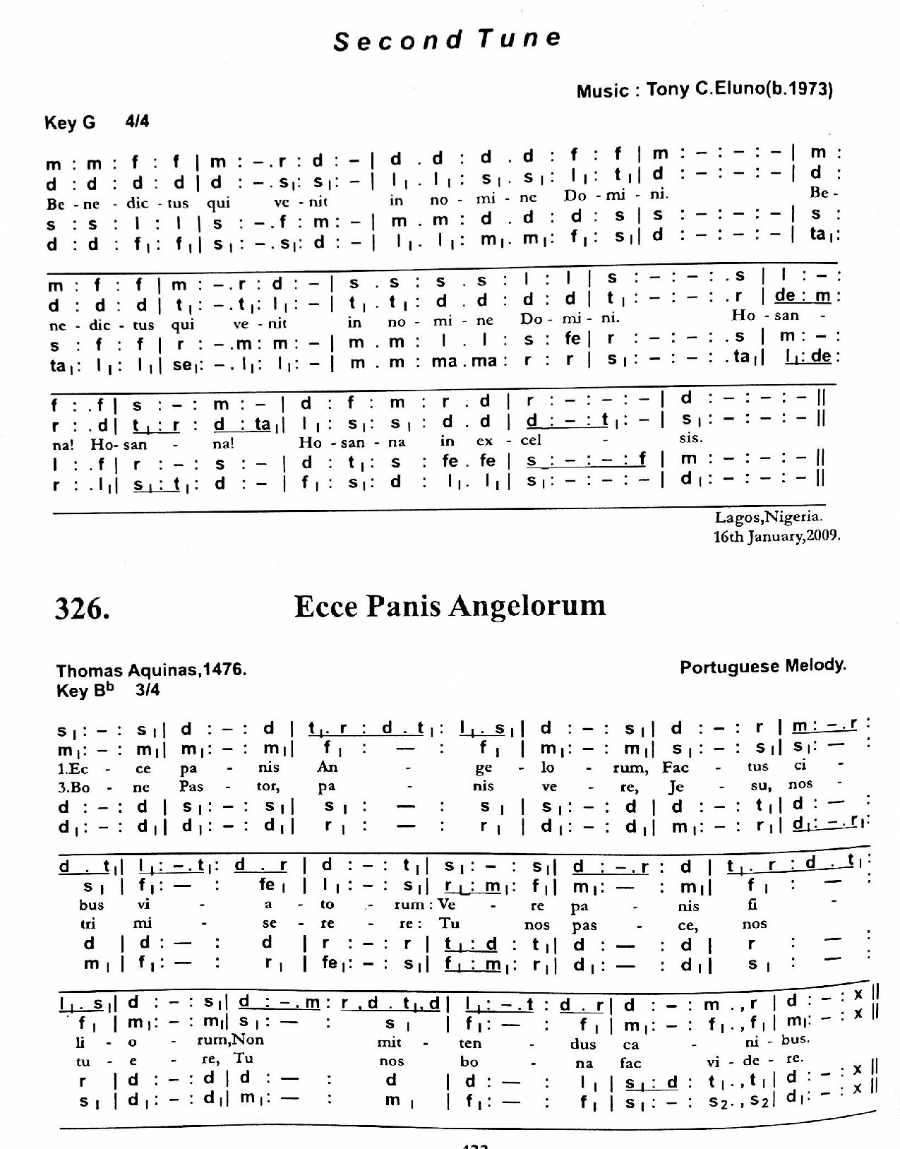 Benedictus-ecce Panis Angelorum-jesu Dulcis Memoria - Download Choir Script PDF