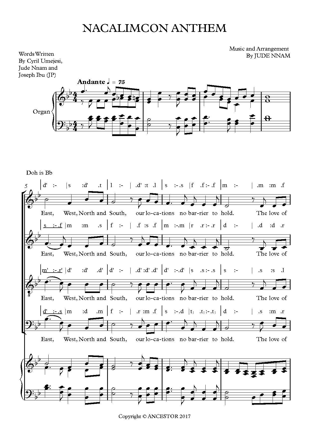 Nacalimcon Anthem (choir)