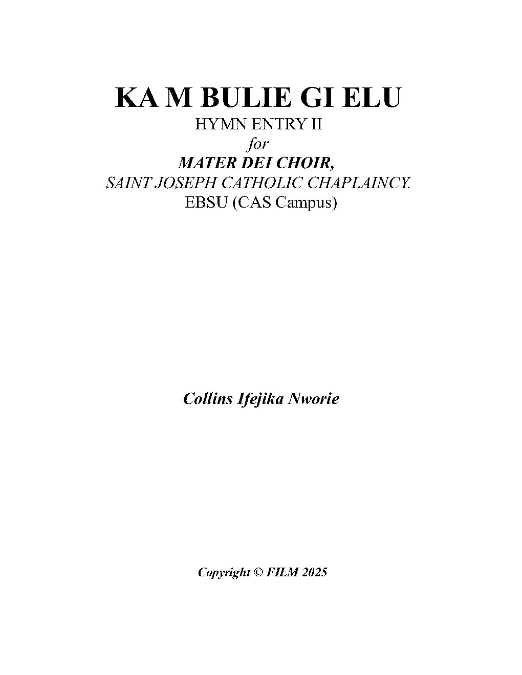 KA M BULIE GI ELU