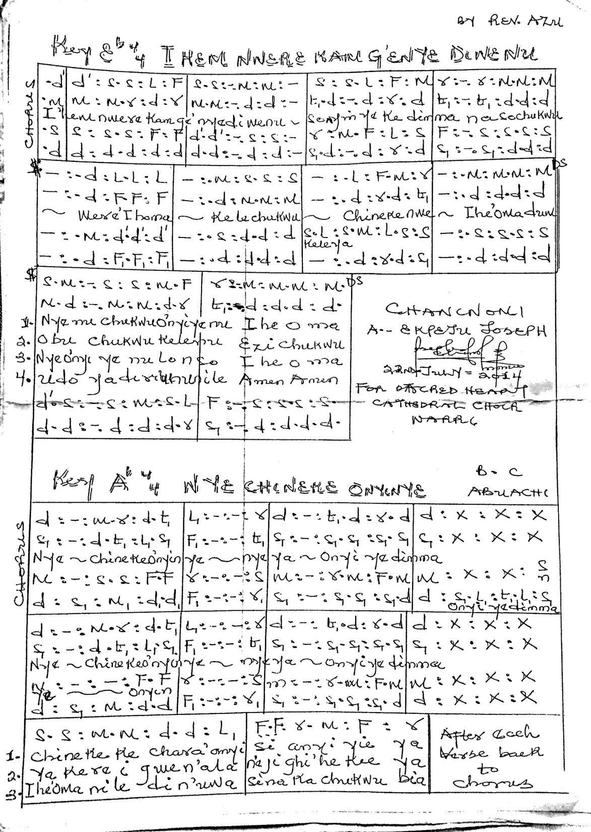 Emailing Ihem Nwere - Download Choir Script PDF