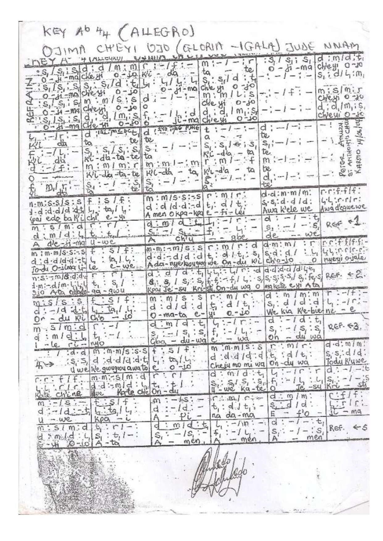 (Gloria) Ojima Cheyi Ojo