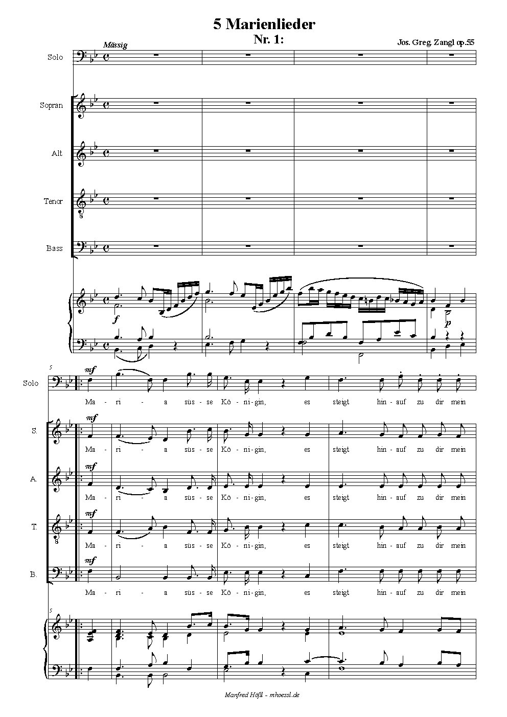 5 Marienlieder