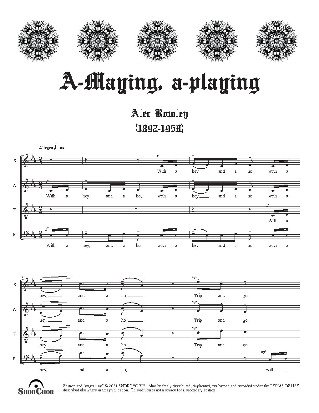 A-Maying, a-playing