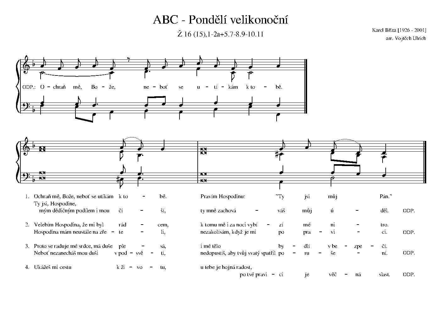 ABC - Pondělí velikonoční