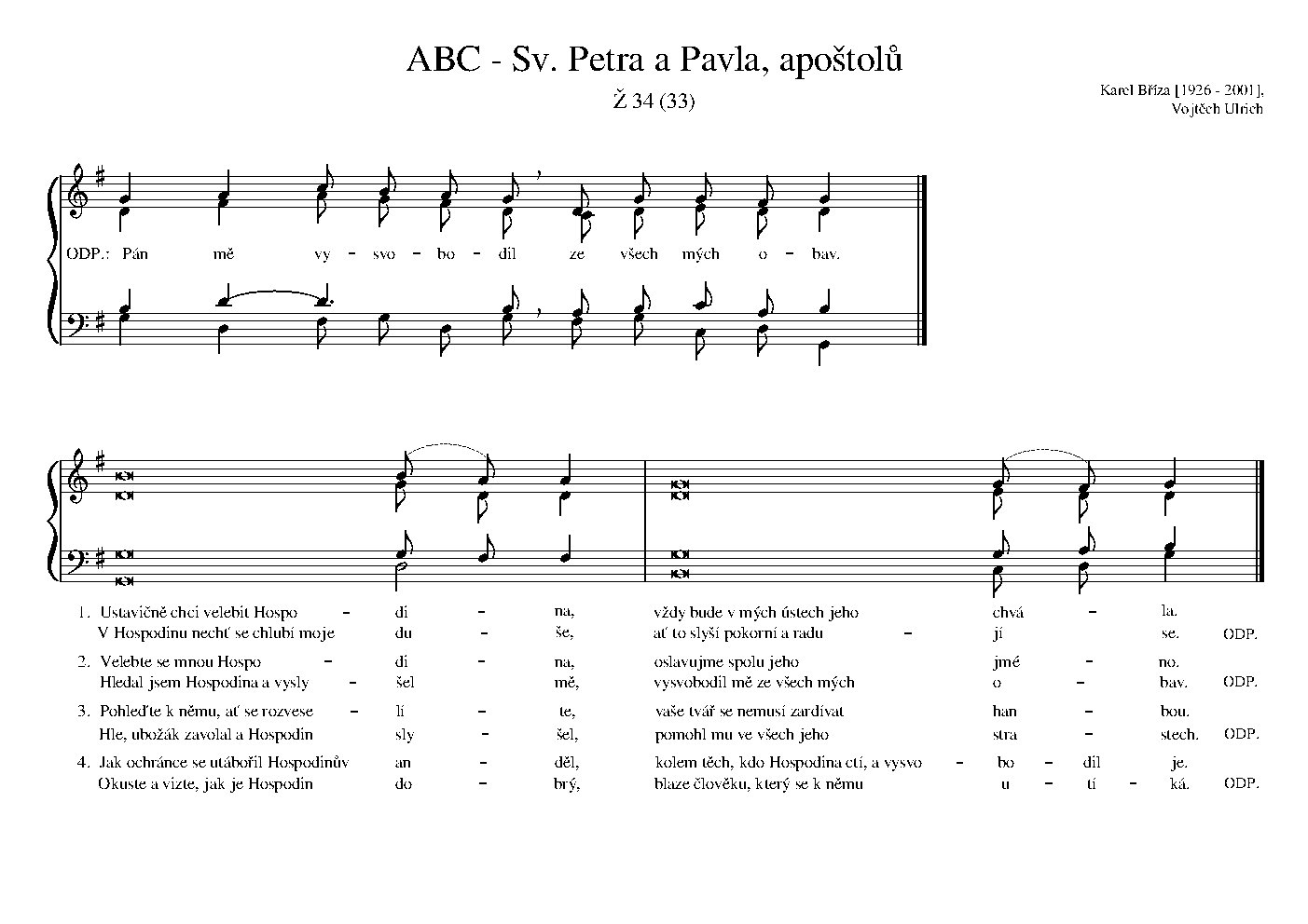 ABC - Sv. Petra a Pavla, apoštolů