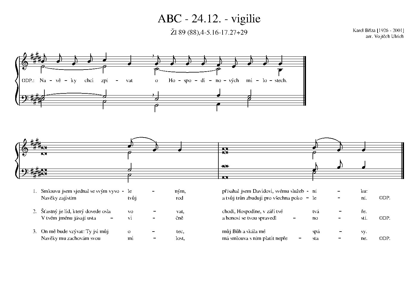 ABC - 24.12. - vigilie