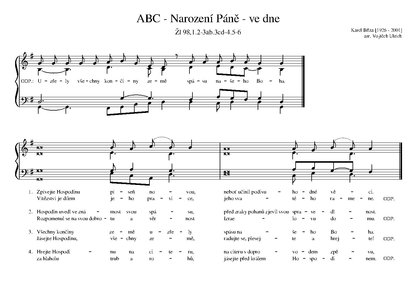 ABC - Narození Páně - ve dne