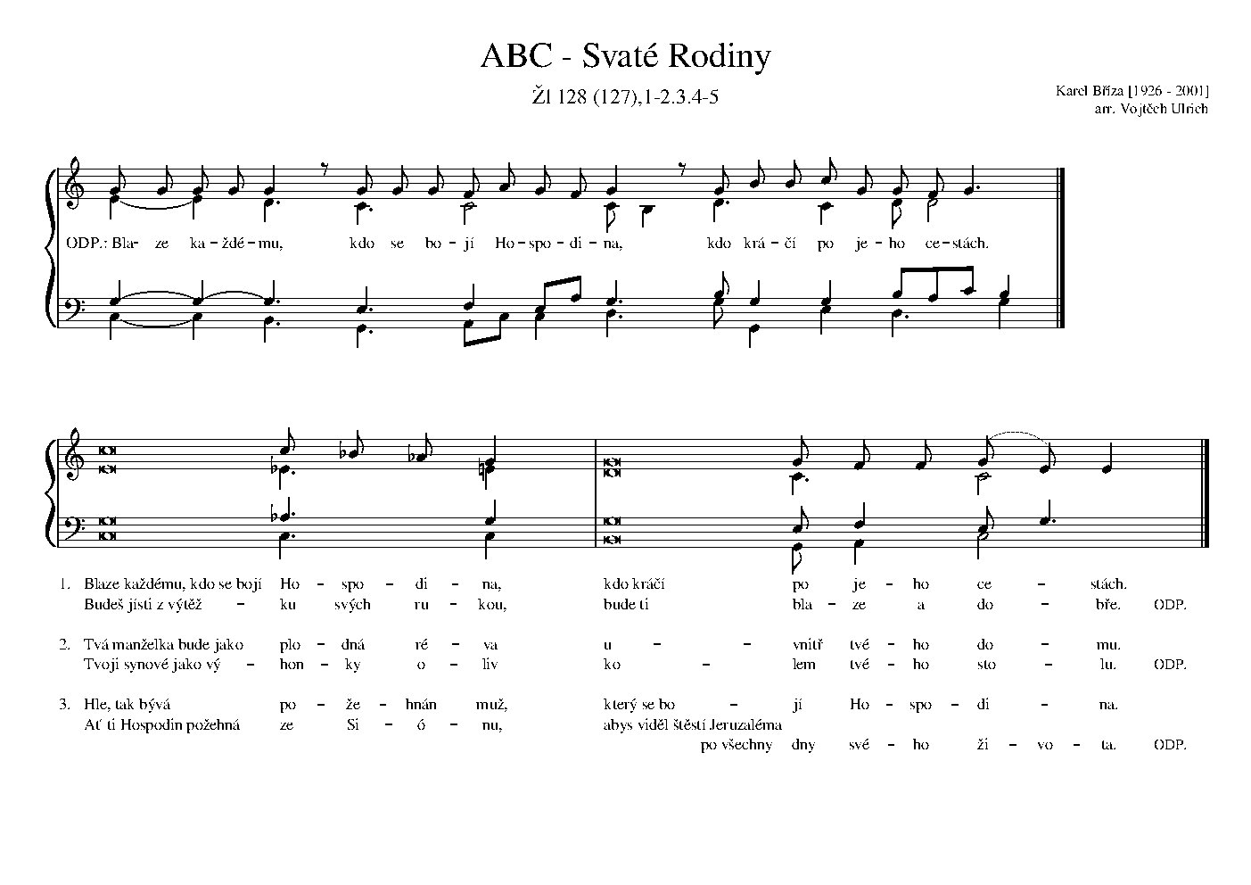 ABC - Svaté Rodiny