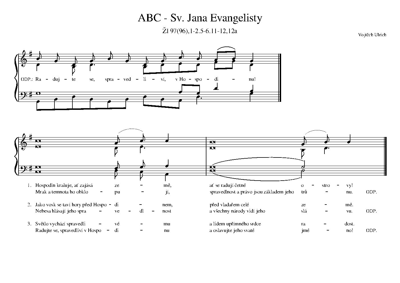 ABC - Sv. Jana Evangelisty