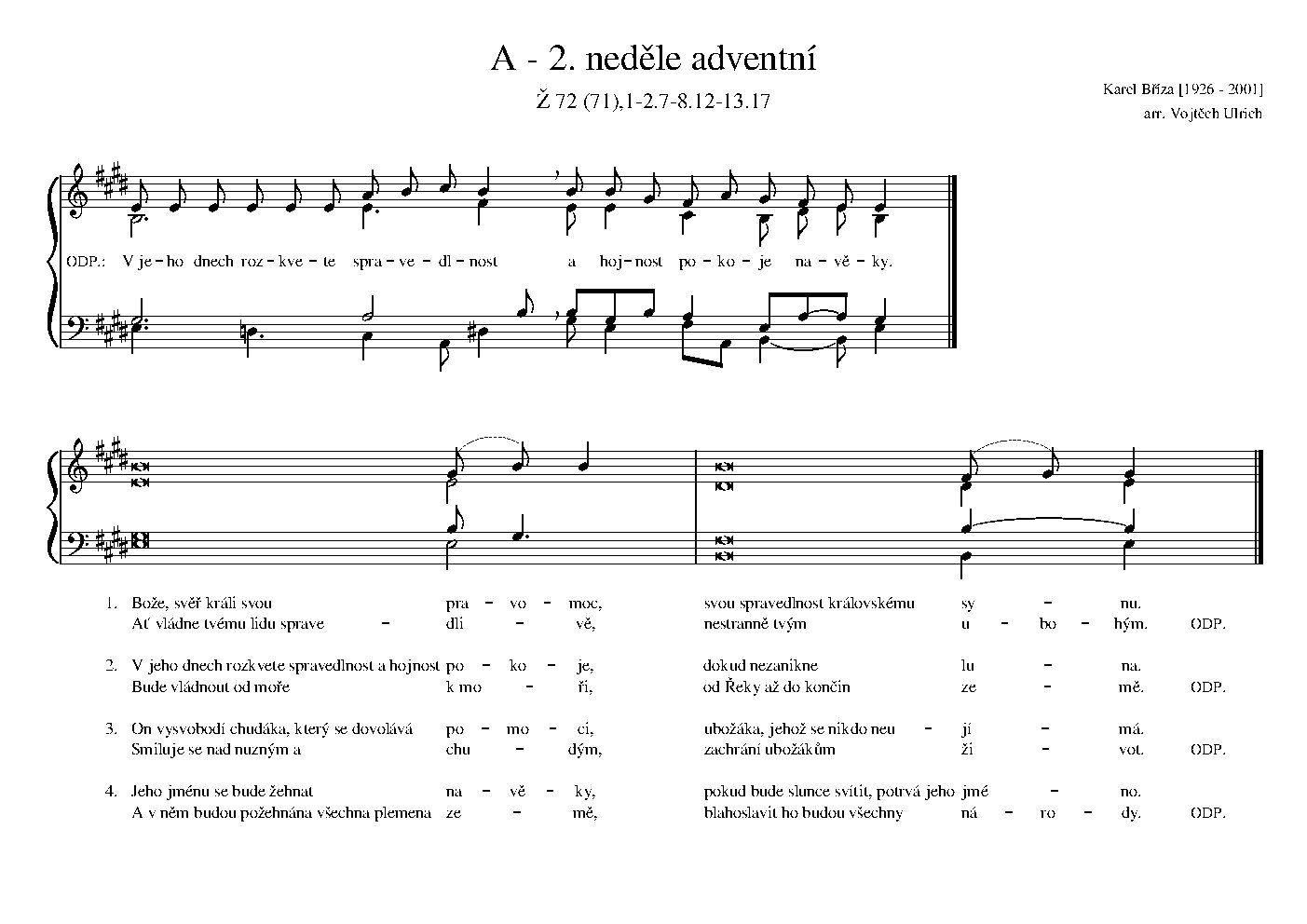 A - 2. neděle adventní