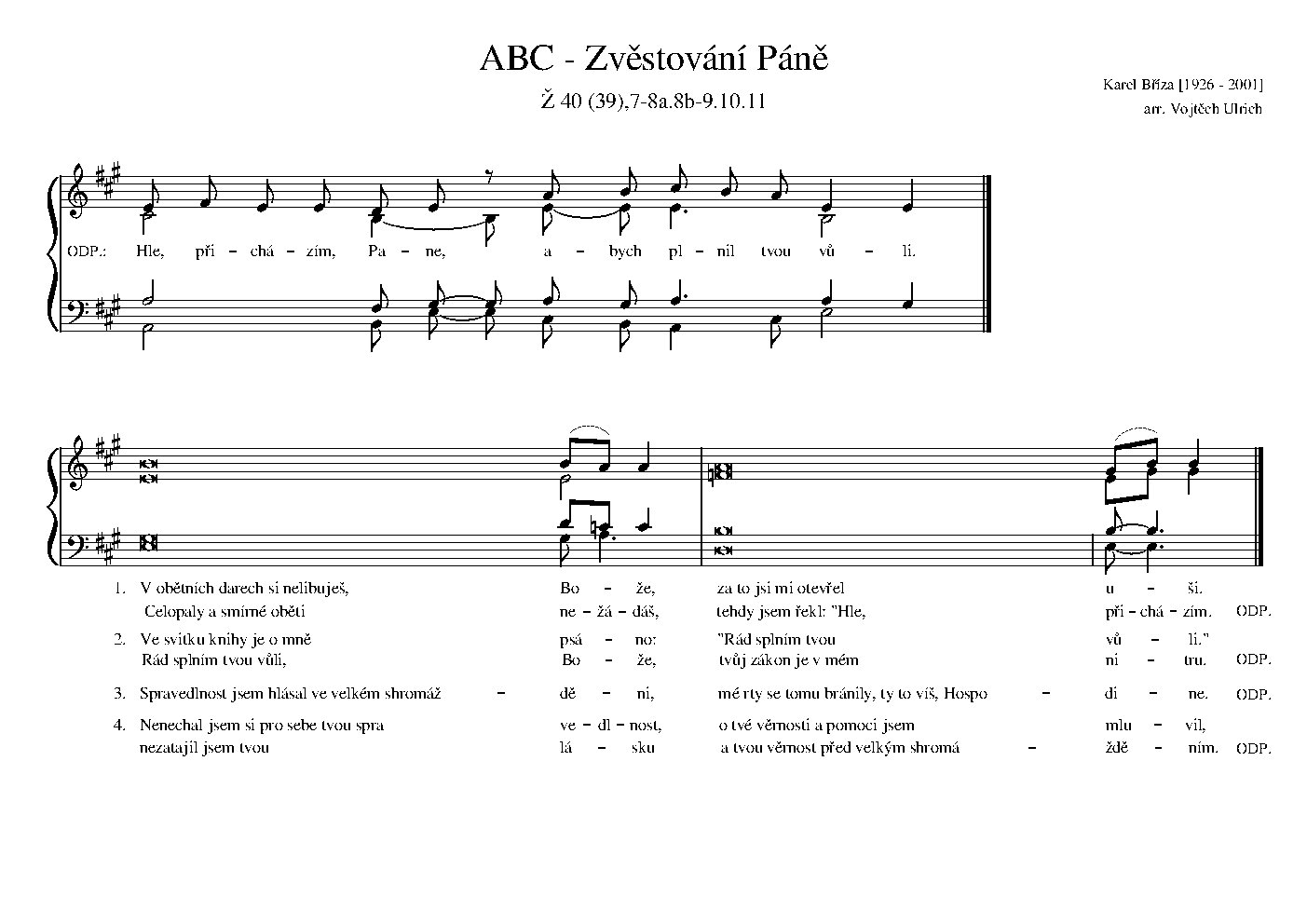 ABC - Zvěstování Páně