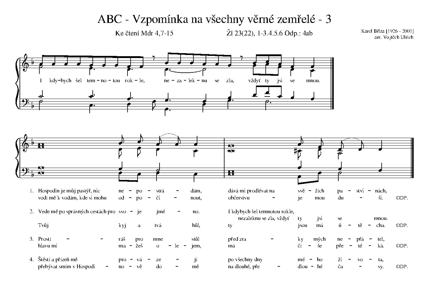 ABC - Vzpomínka na všechny věrné zemřelé - 3