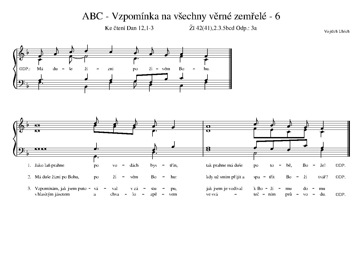 ABC - Vzpomínka na všechny věrné zemřelé - 6