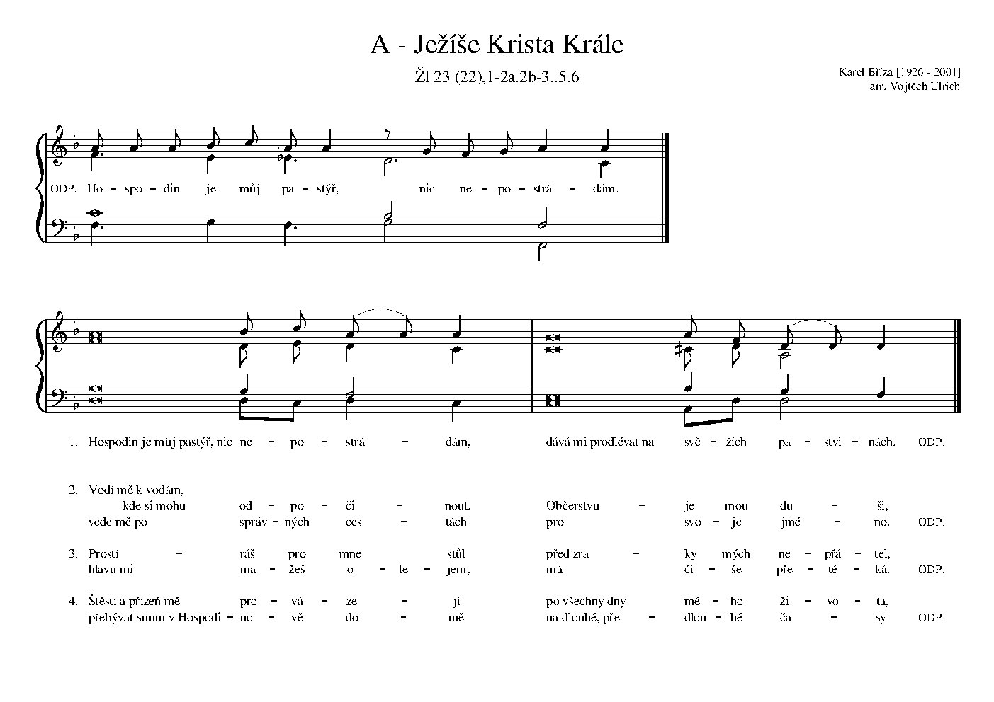 A - Ježíše Krista Krále