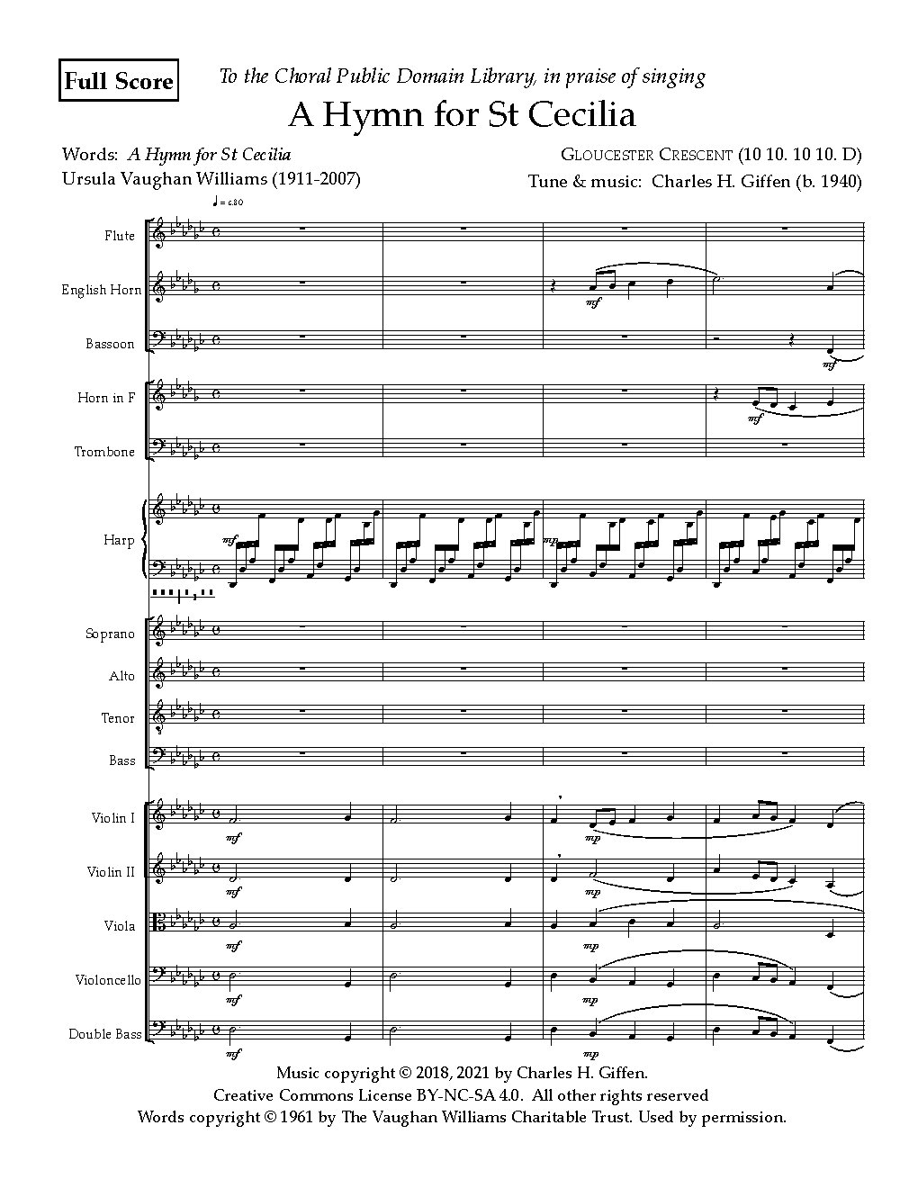 A Hymn for St Cecilia