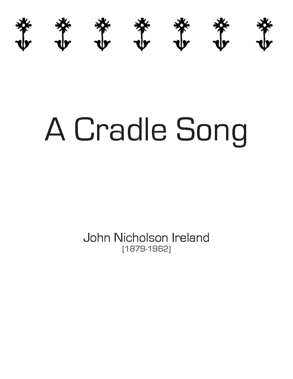 A Cradle Song