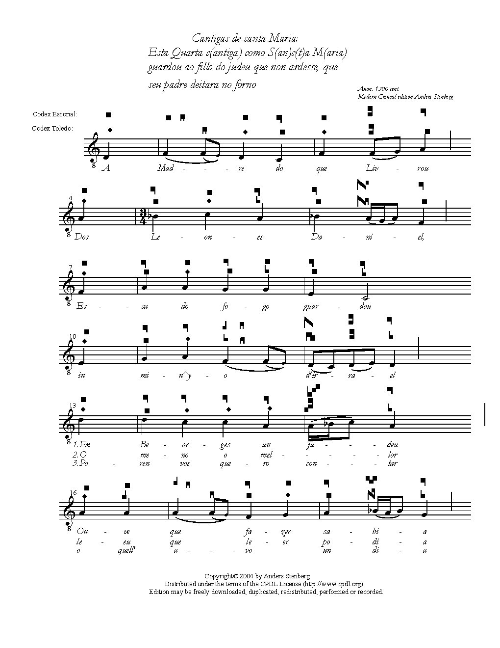 A Madre do que livrou - Choir Script PDF Thumbnail