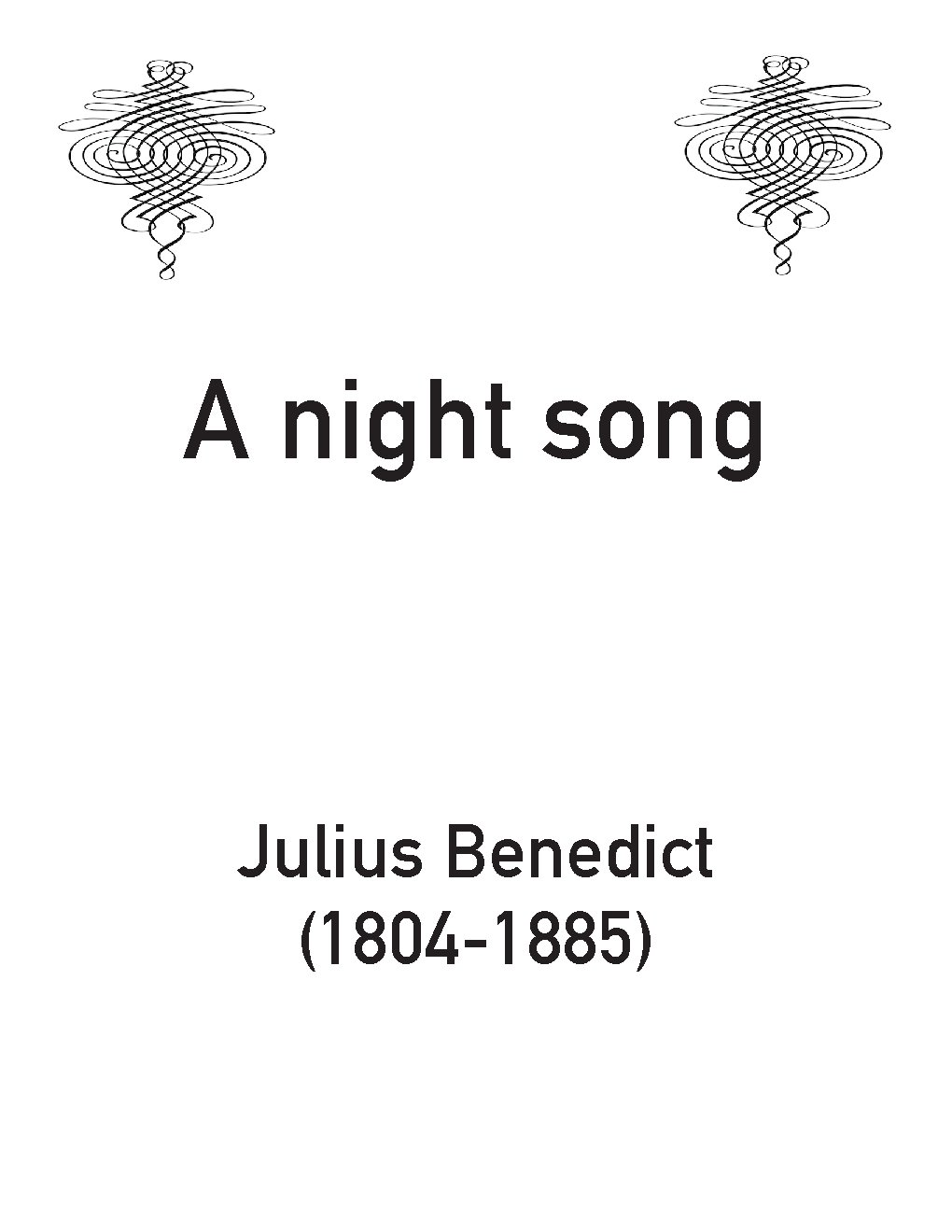 A night song