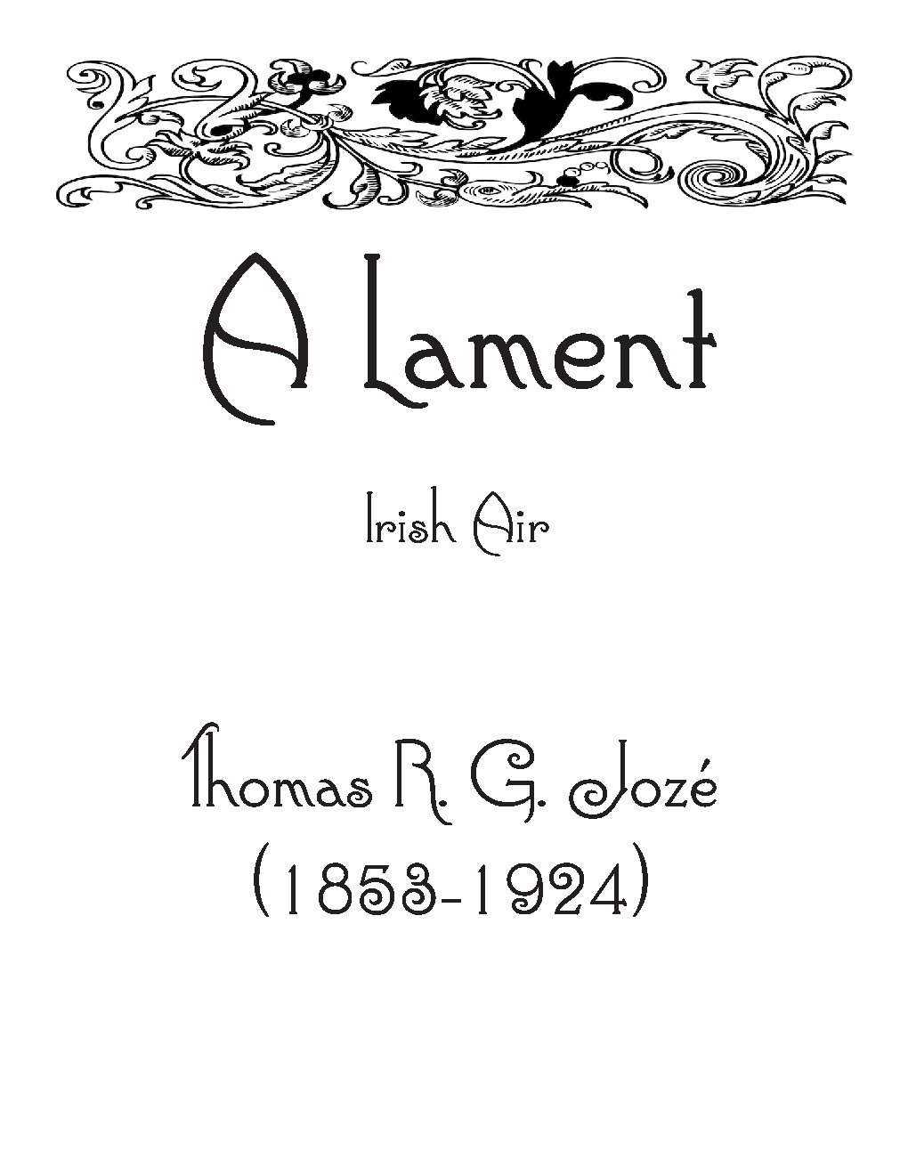 A Lament