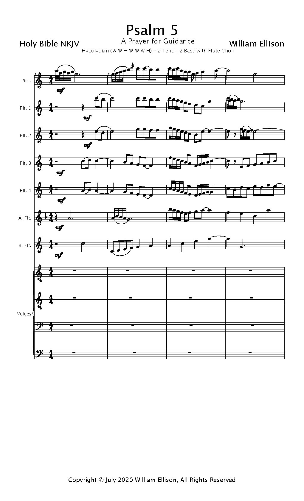 A Prayer for Guidance - Choir Script PDF Thumbnail