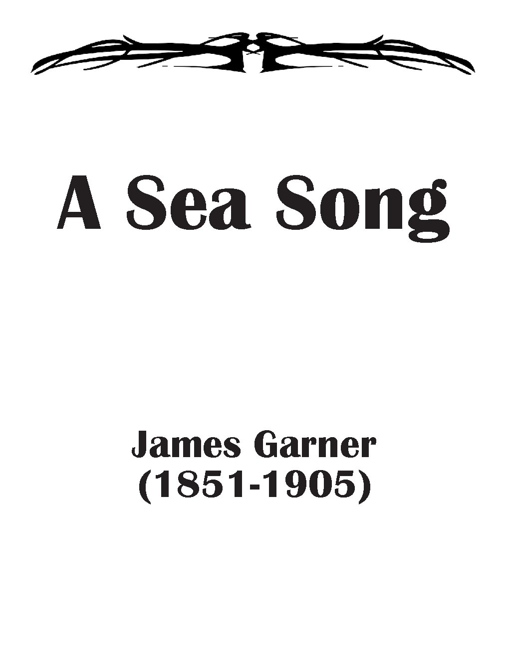 A Sea Song