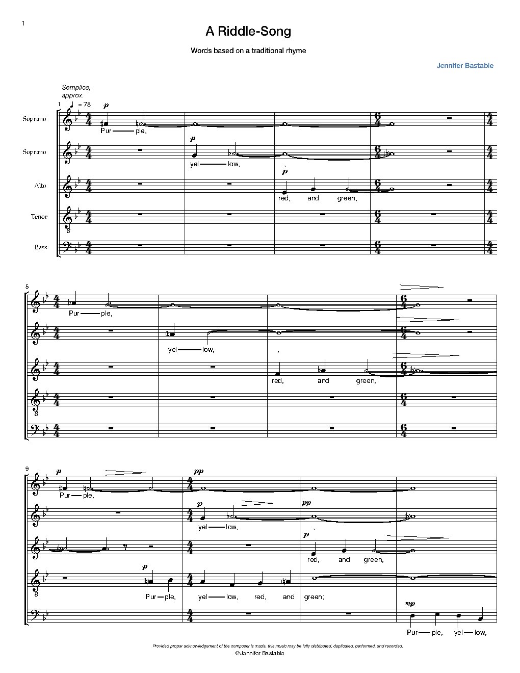 A Riddle-Song
