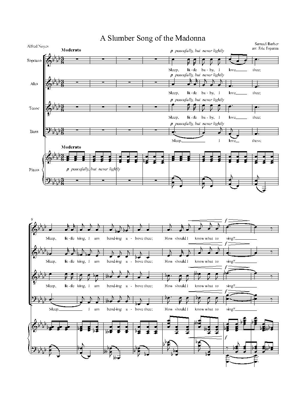 A Slumber Song of the Madonna