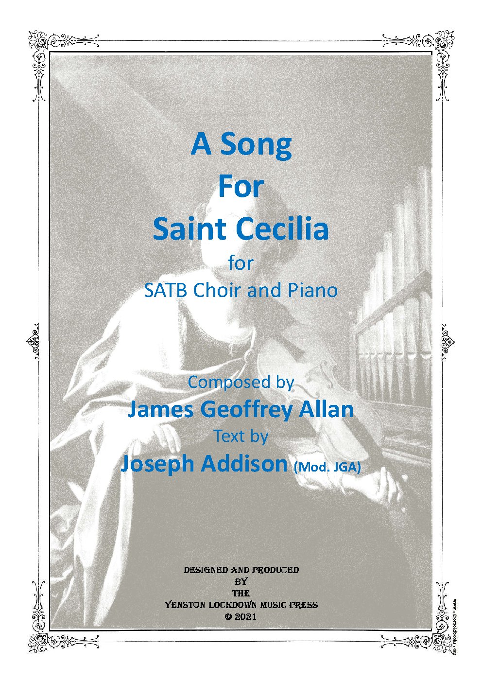 A Song for Saint Cecilia - Choir Script PDF Thumbnail