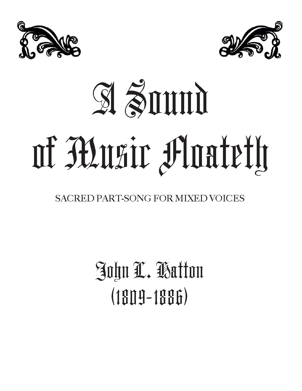 A Sound of Music Floateth