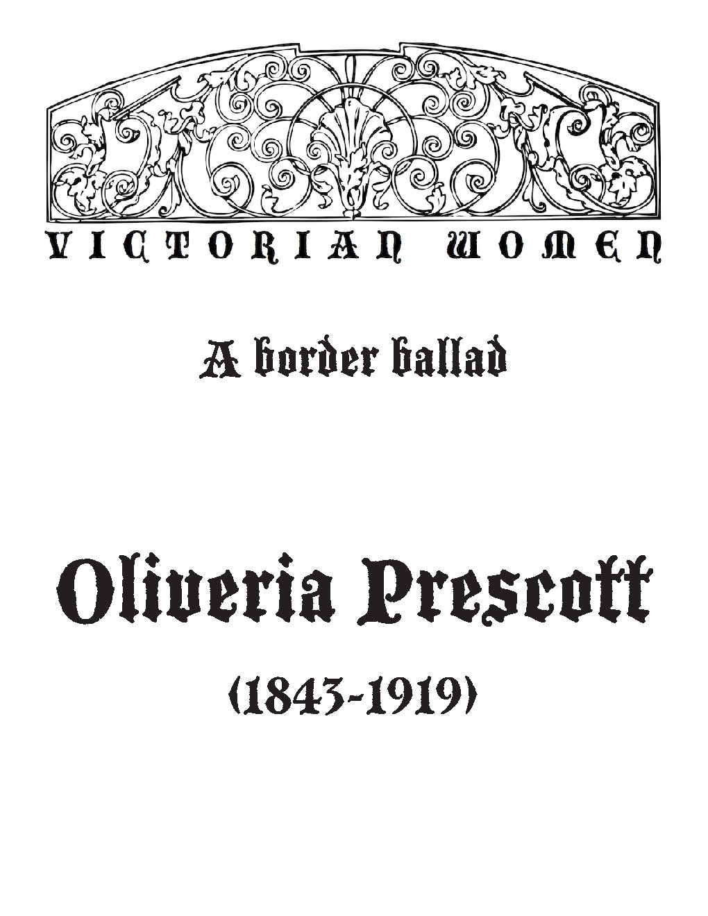 A border ballad - Choir Script PDF Thumbnail