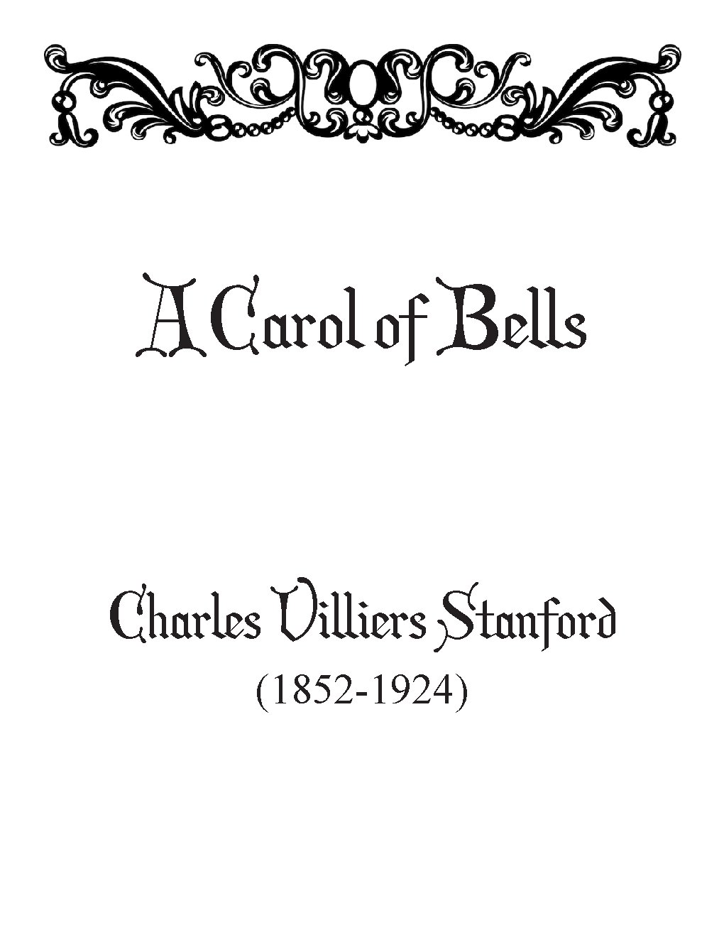 A carol of bells