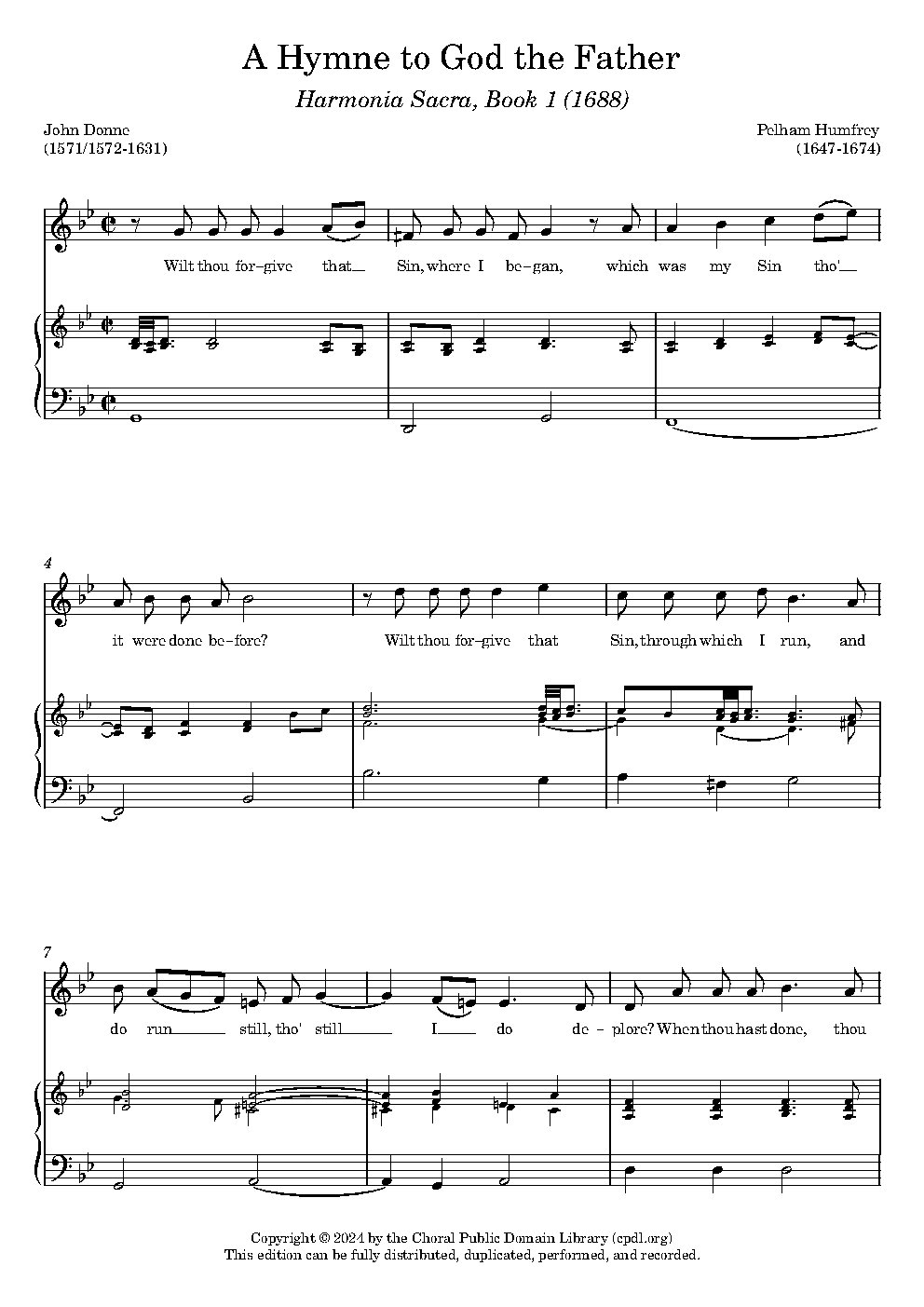 A hymn to God the Father