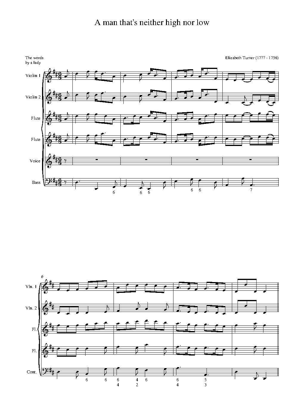A man that's neither high nor low - Choir Script PDF Thumbnail