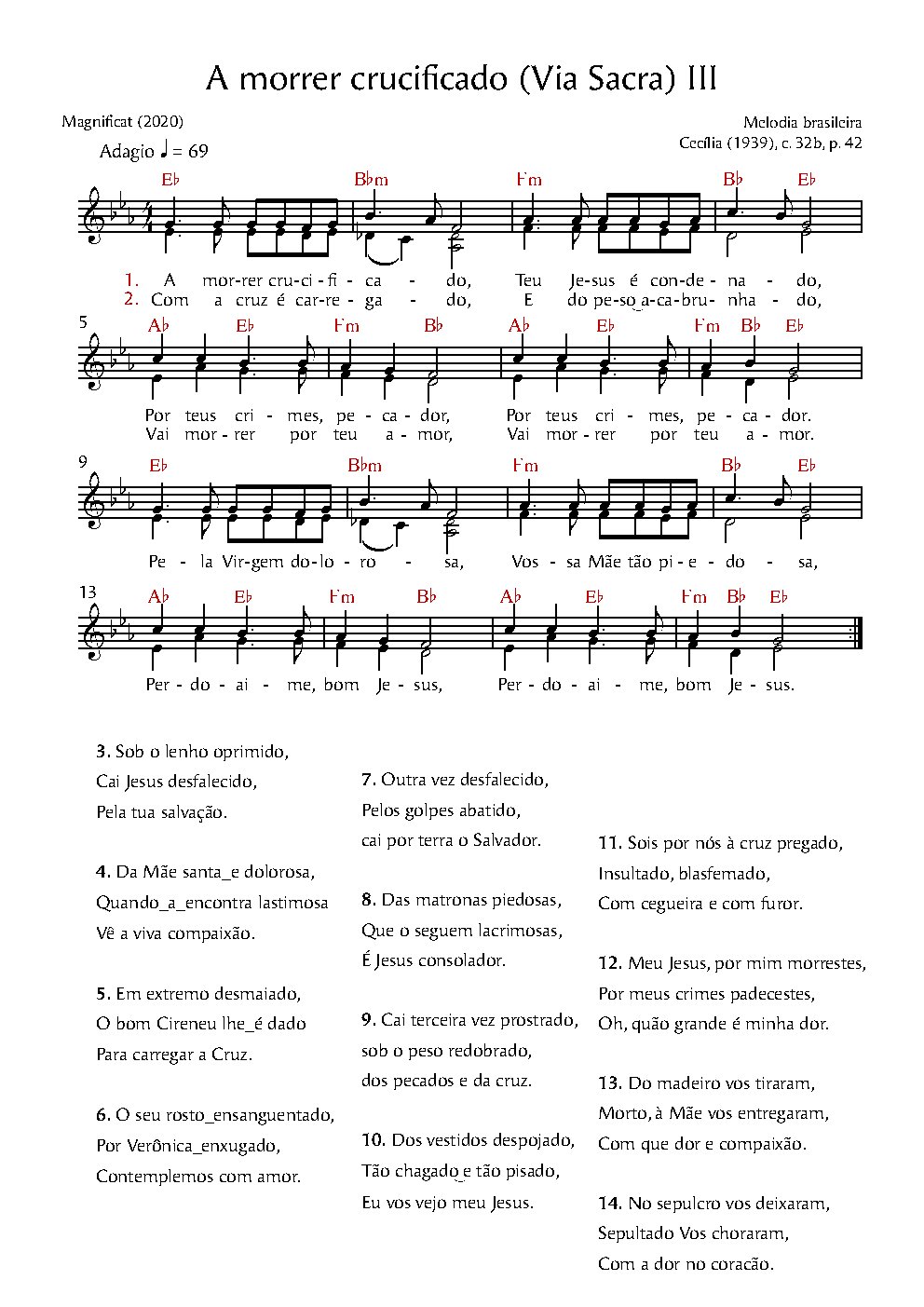 A morrer crucificado (Via-Sacra) III
