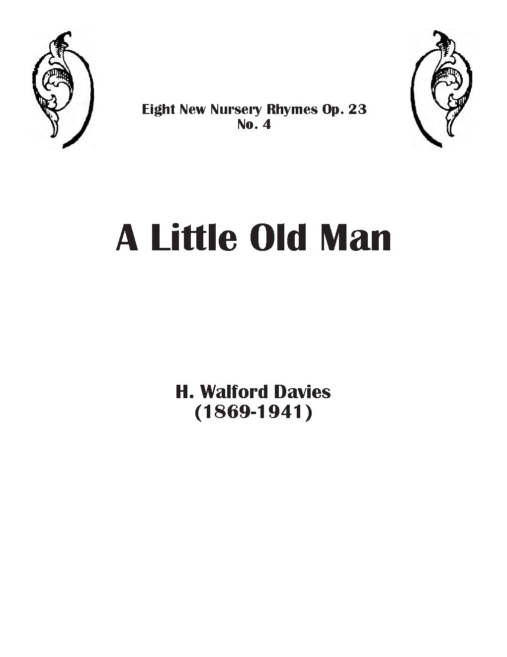 A Little Old Man