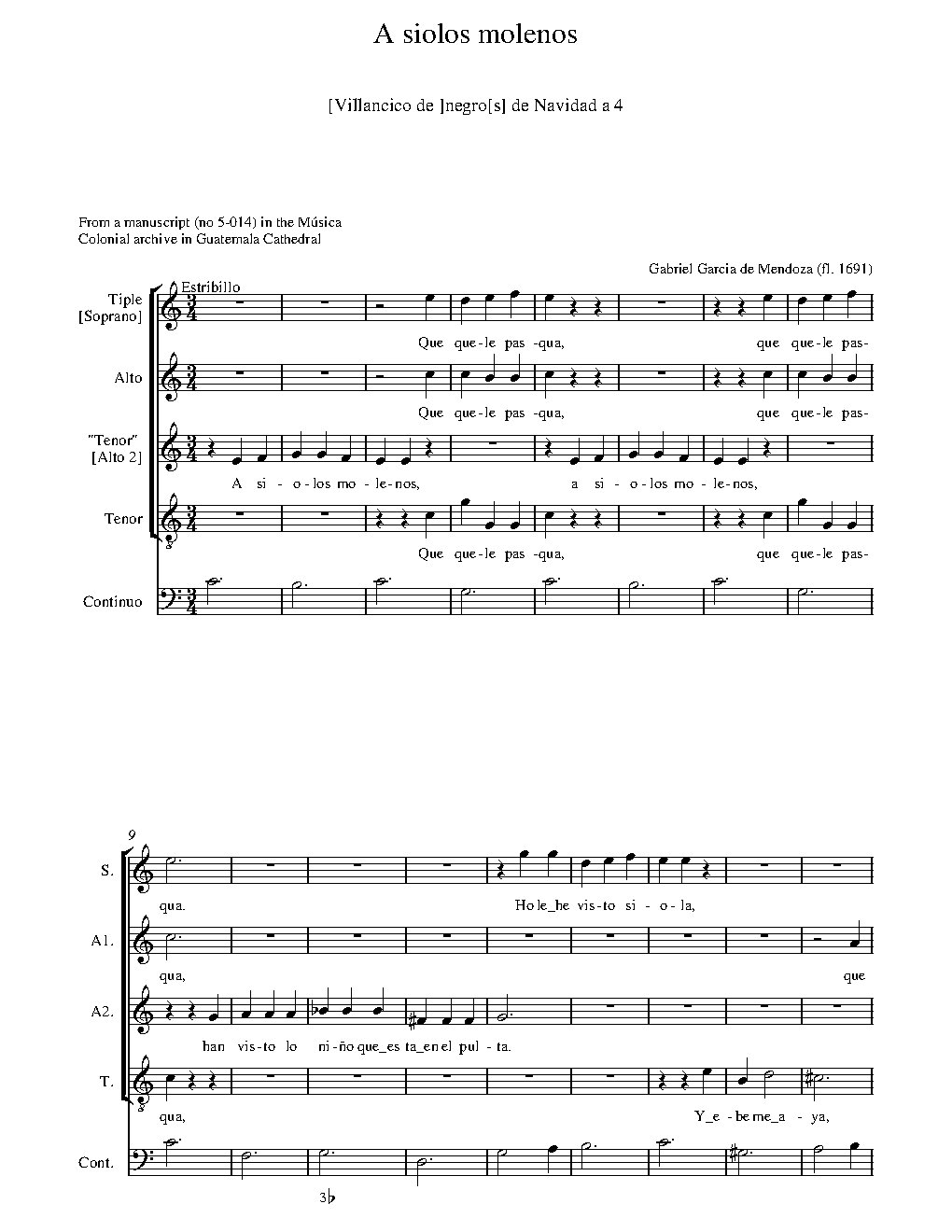 A siolos molenos - Choir Script PDF Thumbnail