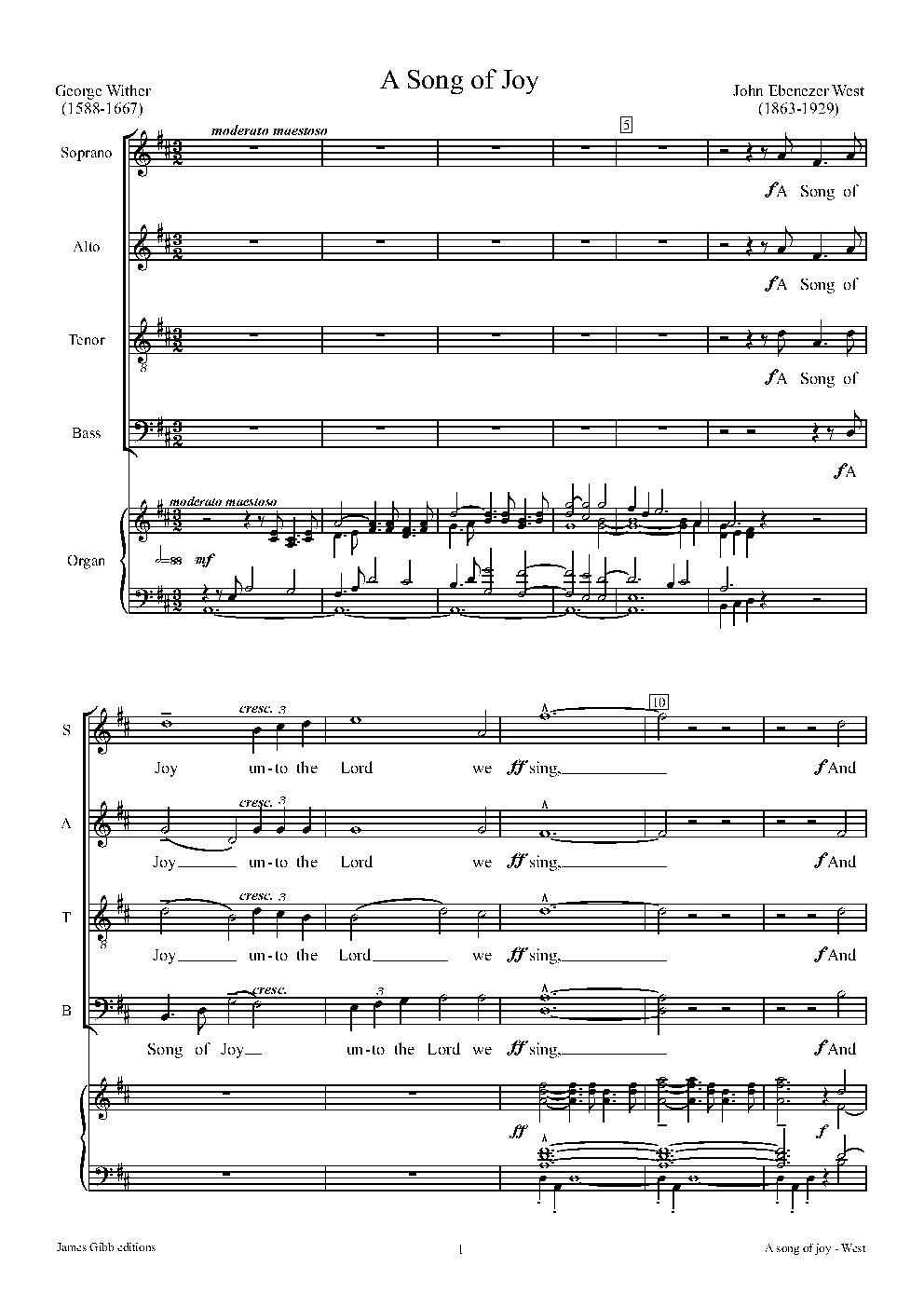 A song of joy